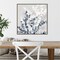 Blue Spring II by Isabelle Z 22-in. W x 22-in. H. Canvas Wall Art Print Framed in Grey